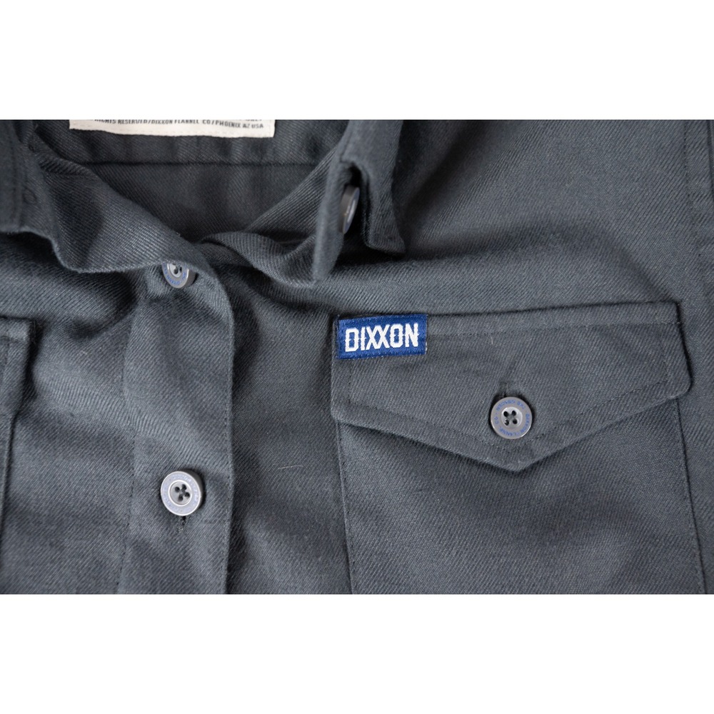 Dixxon Flannel Co Kraken Shirt‎ Womens Medium Gray Excellent D-Tech Button Up - Picture 5 of 8